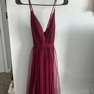 Formal v line dress
